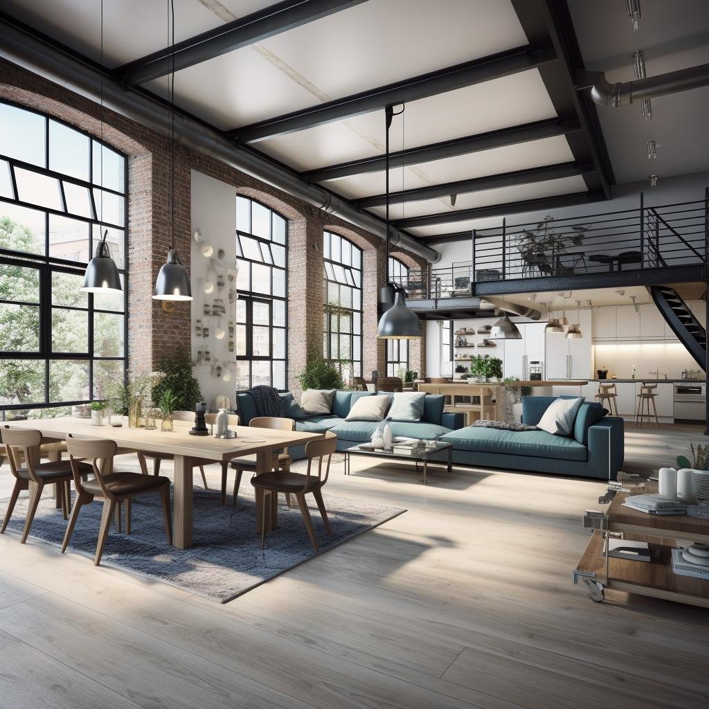 10 ideias de decoração para lofts: Sugestões para criar espaços únicos e modernos 1 10 ideias de decoração para lofts
