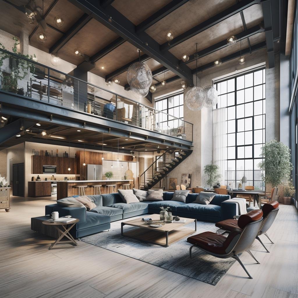 10 ideias de decoração para lofts: Sugestões para criar espaços únicos e modernos 3 10 ideias de decoração para lofts