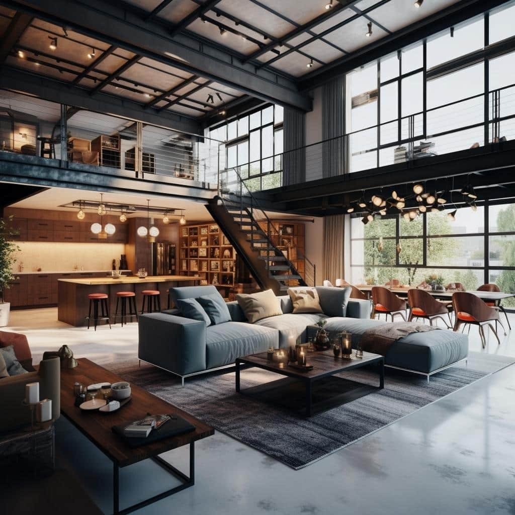 10 ideias de decoração para lofts: Sugestões para criar espaços únicos e modernos 4 10 ideias de decoração para lofts