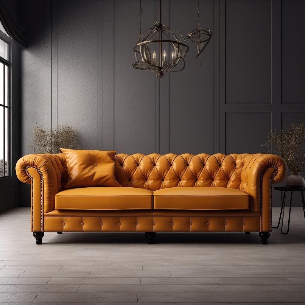 O sofá chesterfield uma peça clássica de elegância atemporal