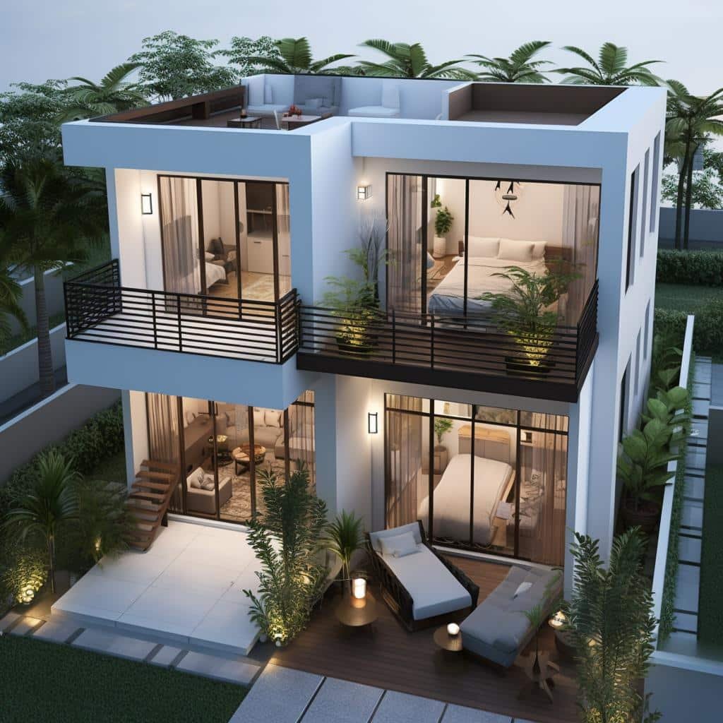 Projetos de Casas Pequenas: Maximizando Espaços e Estilo 2 Projetos de Casas Pequenas: Maximizando Espaços e Estilo