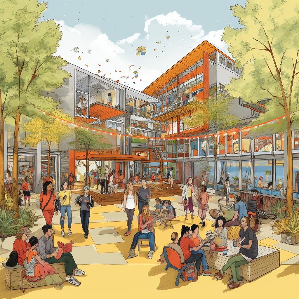 Arquitetura e Comunidade: Espaços que Fomentam a Conexão Humana 1 Arquitetura e Comunidade: Espaços que Fomentam a Conexão Humana
