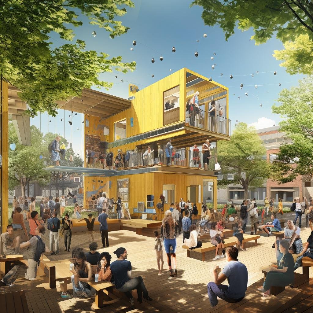 Arquitetura e Comunidade: Espaços que Fomentam a Conexão Humana 4 Arquitetura e Comunidade: Espaços que Fomentam a Conexão Humana