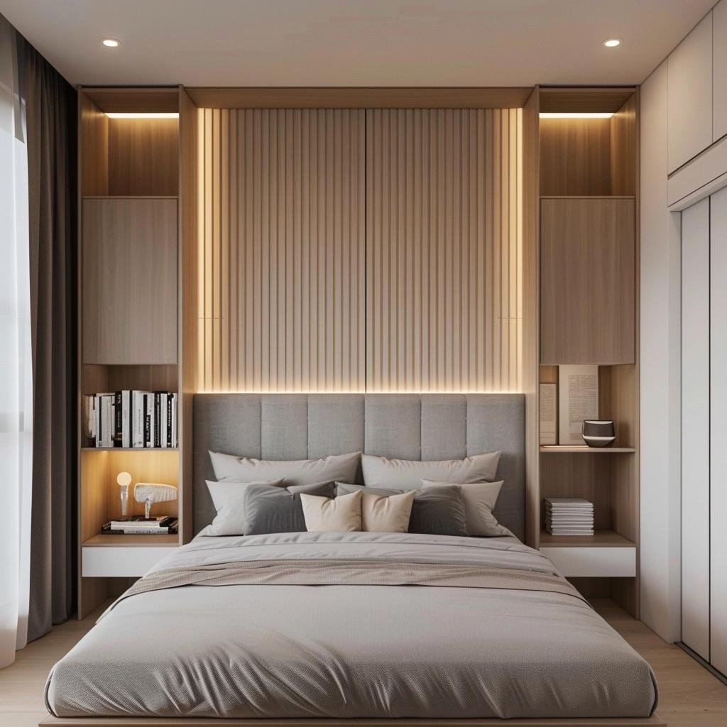 3 Cabeceiras Modernas para Quartos Pequenos 40 3 Cabeceiras Modernas para Quartos Pequenos