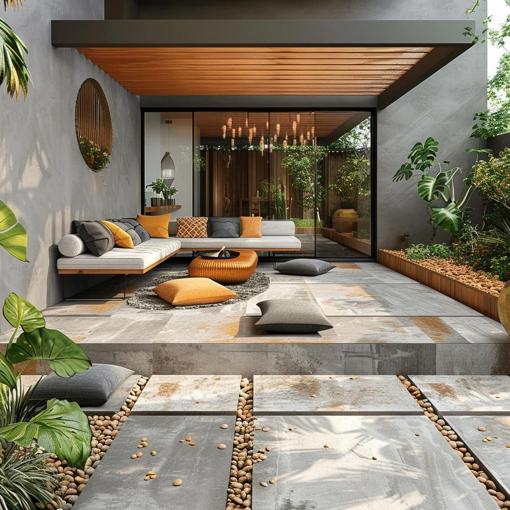 5 Ideias Funcionais para Pisos de Quintal - Arquitetura e Decoração