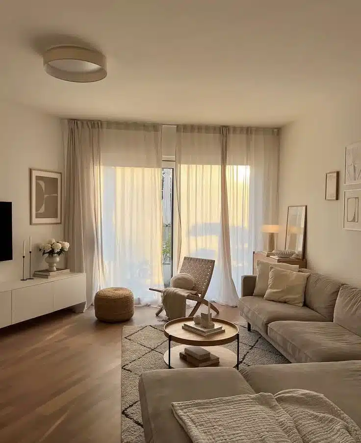 5 Truques de Decoração para Ampliar a Casa 6 Décor em tons neutros