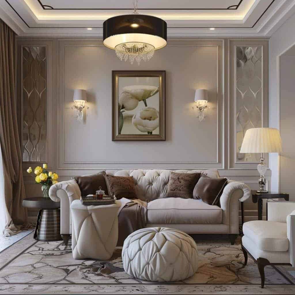 3 Formas de Montar uma Sala Pequena e Elegante