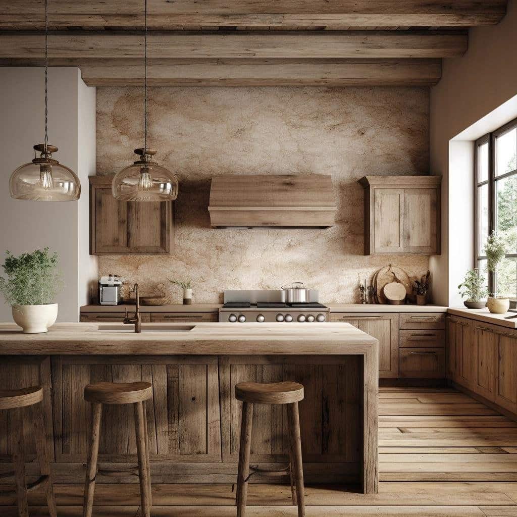 Inspire-se: Painel de Madeira na Cozinha para um Toque Rústico