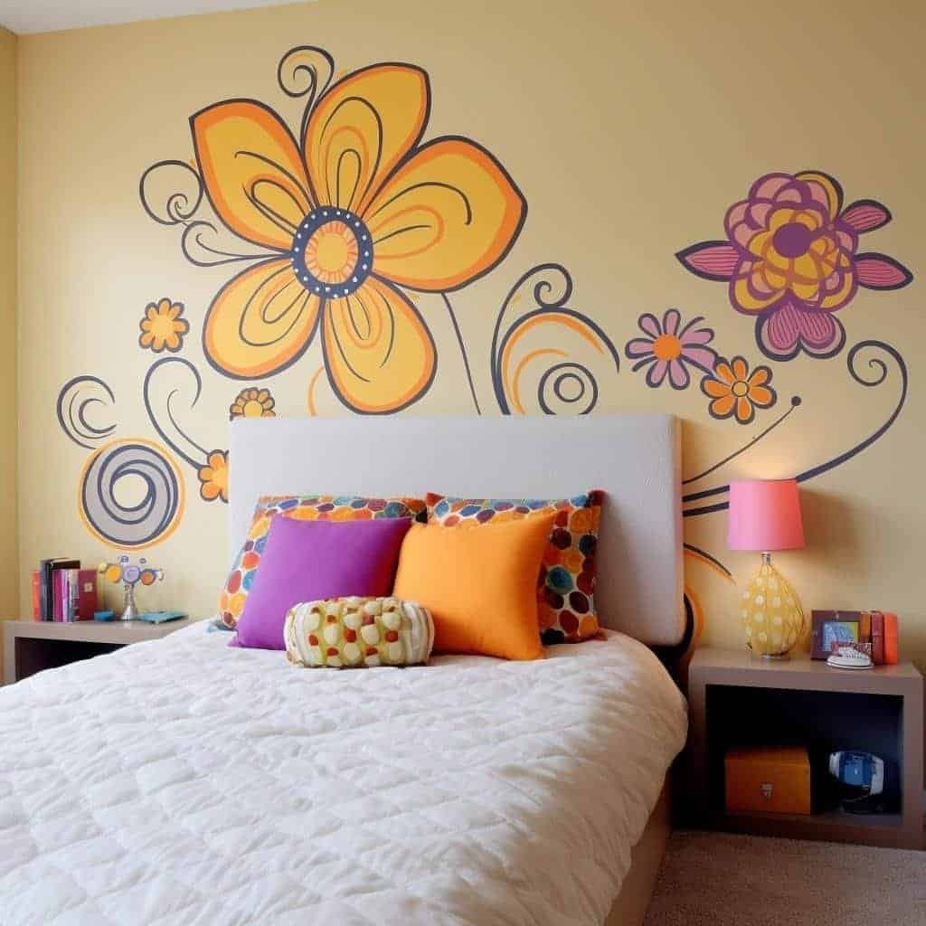 adesivo de parede do quarto