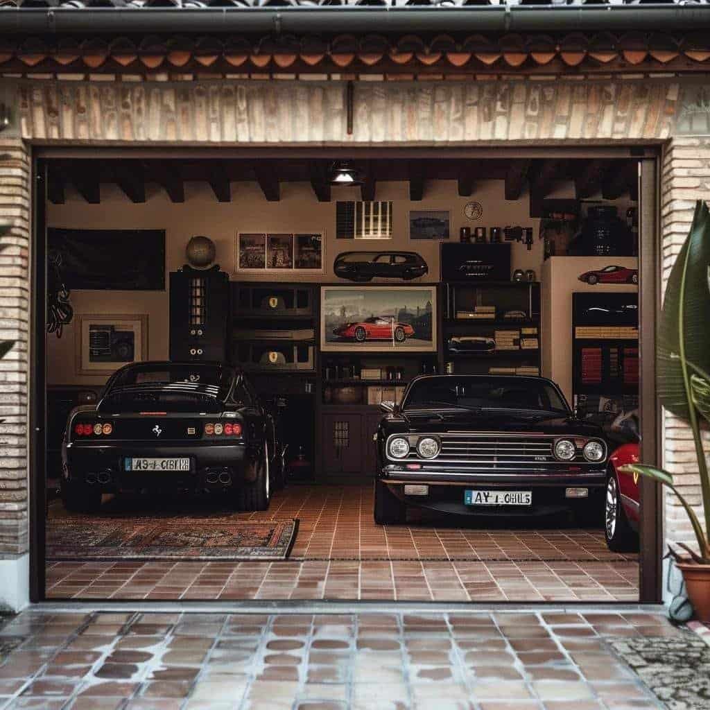 largura garagem 2 carros