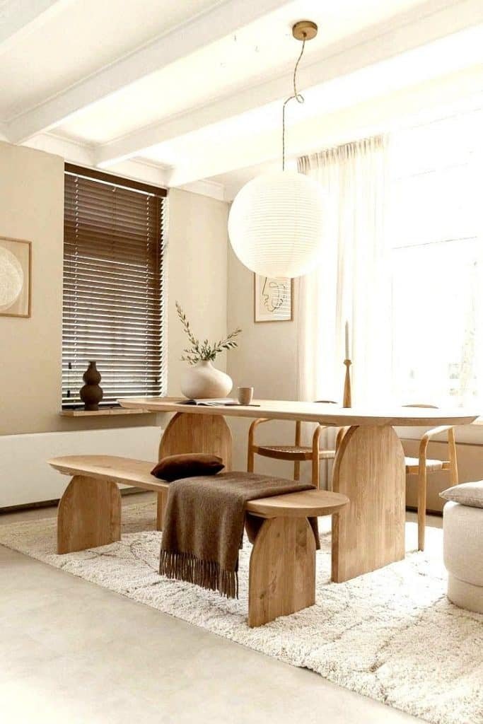 7 Passos para Aplicar o Estilo Japandi em Todos os Cômodos 6 A iluminação natural é um dos requisitos do japandi
