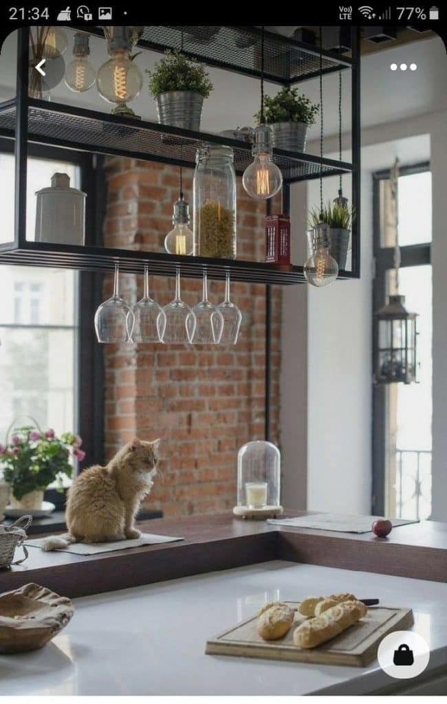 5 Maneiras de Usar a Tendência do Metal na Decoração 5 Prateleira suspensa em metal