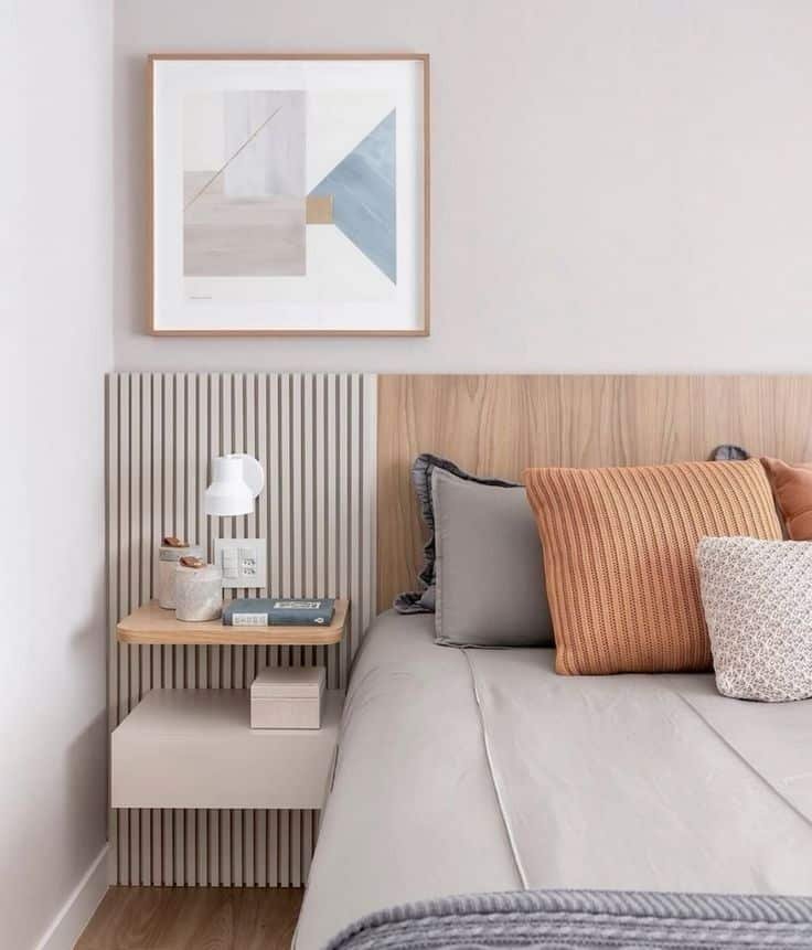 5 Dicas para um Quarto de Casal Clean e Elegante 3 Quarto com móveis funcionais