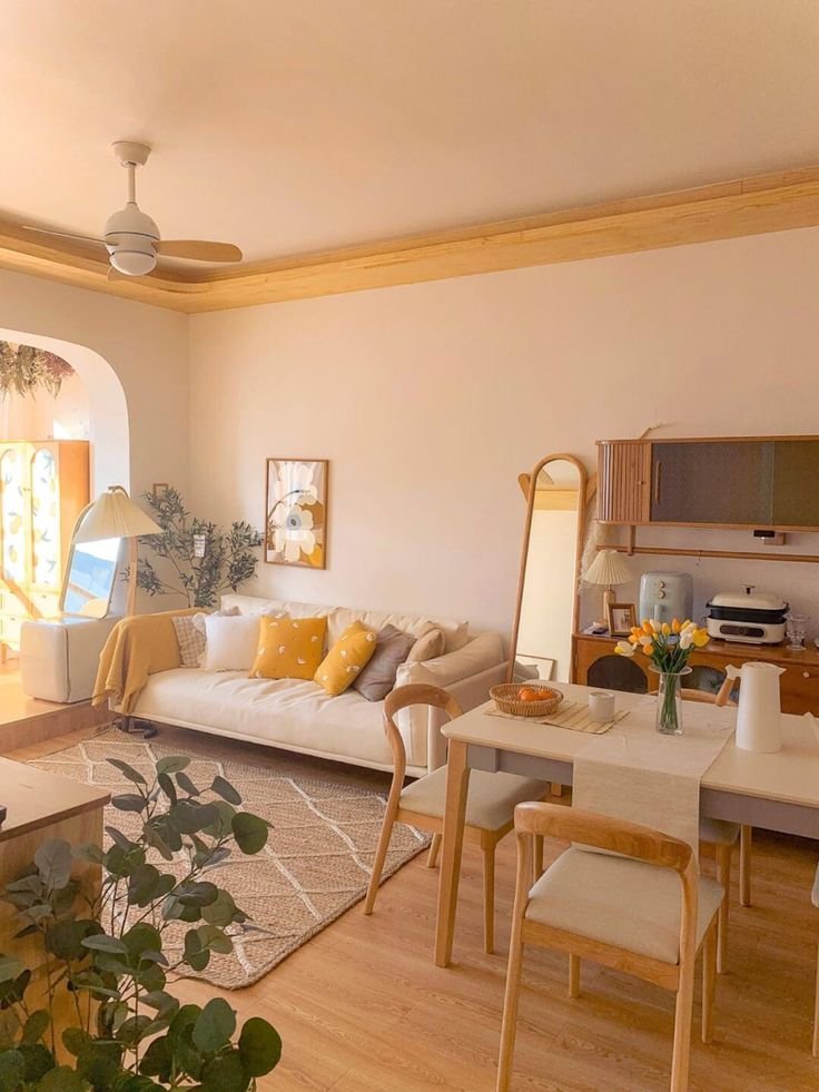 Sala e Cozinha Integradas: 7 Dicas de Estilo e Funcionalidade 8 Sala e cozinha integradas com móveis em madeira