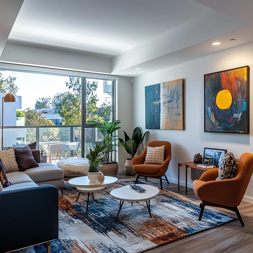 Apartamento decorado para alugar