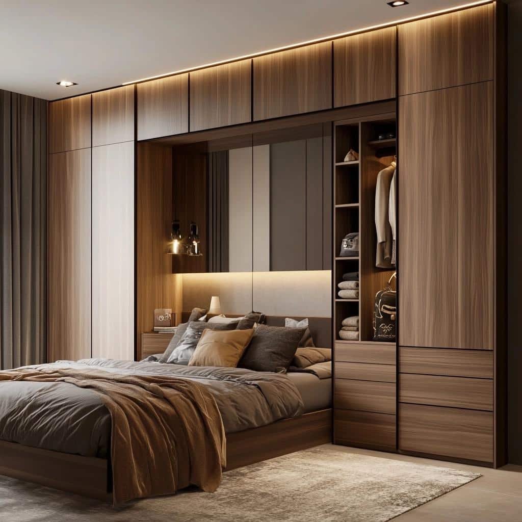 Guarda roupas planejado para quarto pequeno