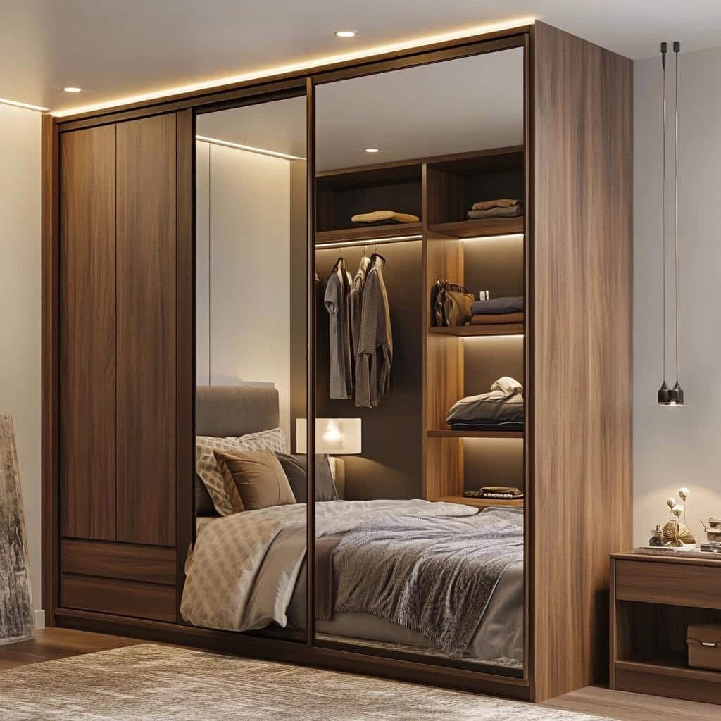 Guarda roupas planejado para quarto pequeno