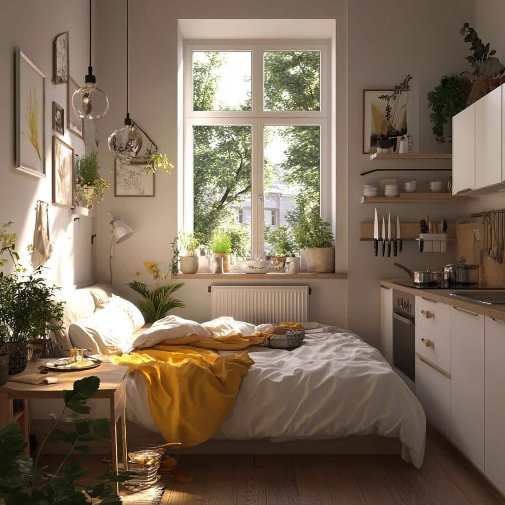 kitnet mobiliada para alugar