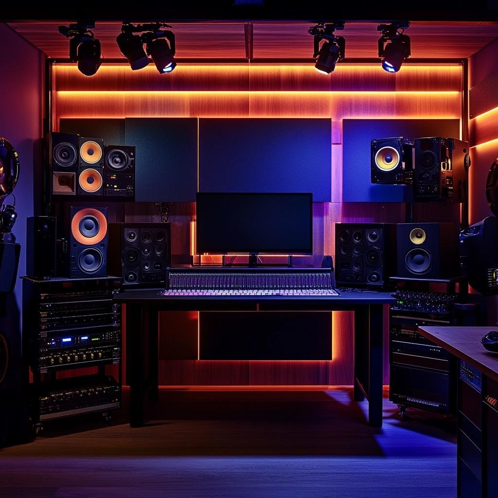 Centro de Mídia Compacto: Rack com Painel Pequeno