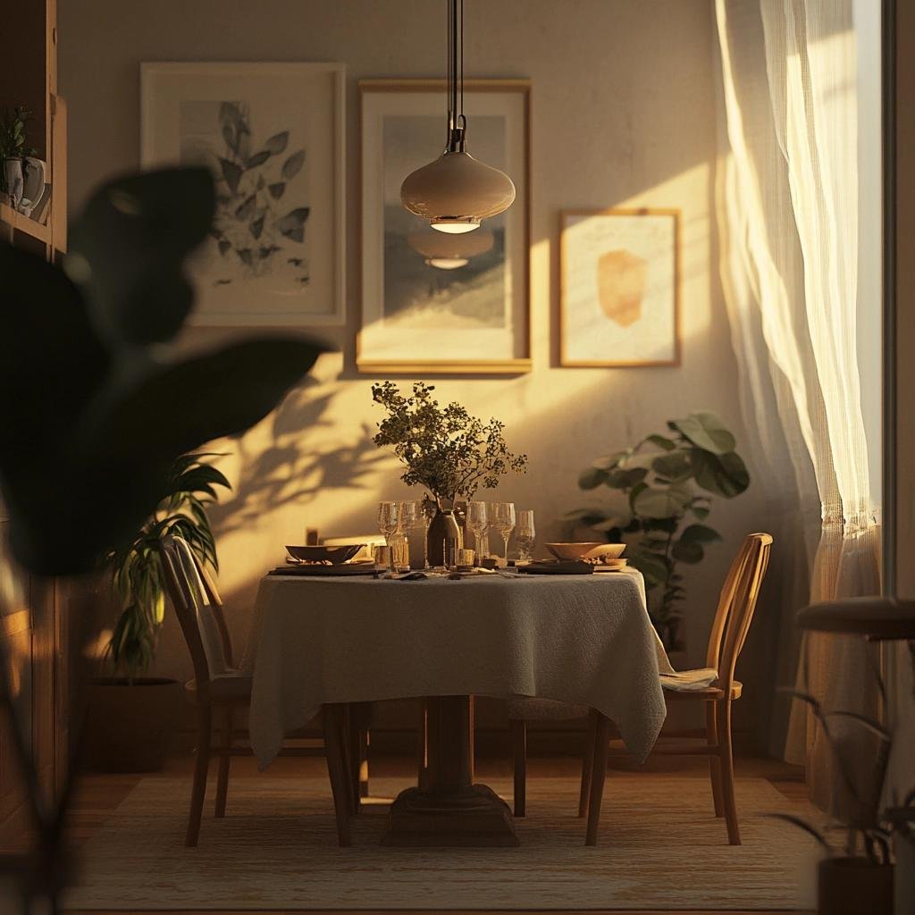 Criando um Ambiente Acolhedor com Decoração para Sala de Jantar Pequena