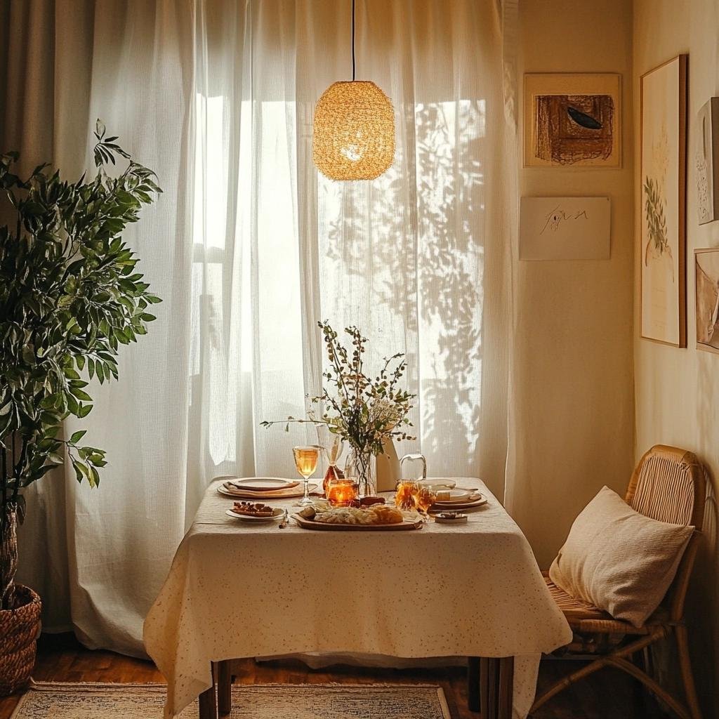 Criando um Ambiente Acolhedor com Decoração para Sala de Jantar Pequena
