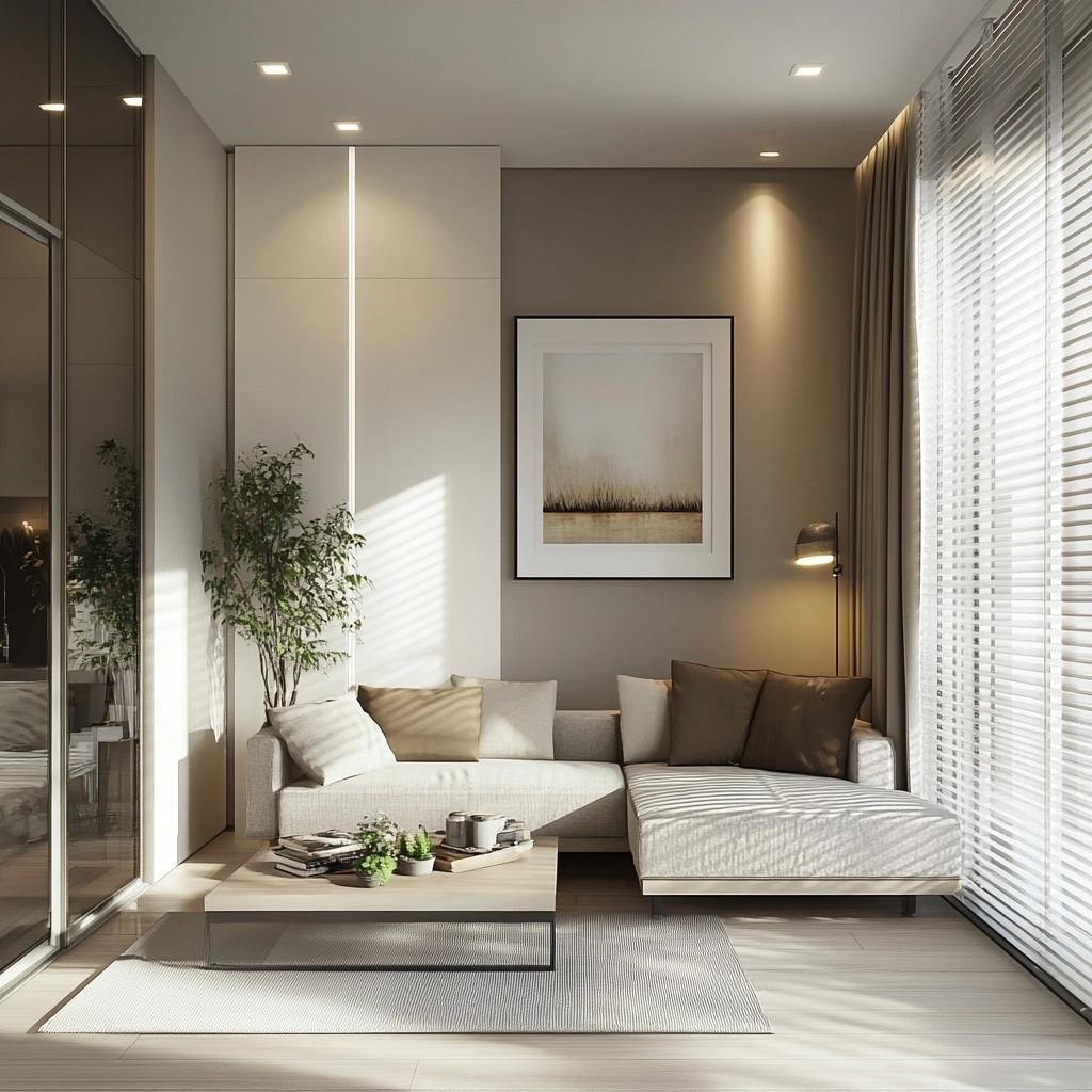 Crie Impressão de Espaço Maior com Decoração para Sala Pequena 38 Crie Impressão de Espaço Maior com Decoração para Sala Pequena