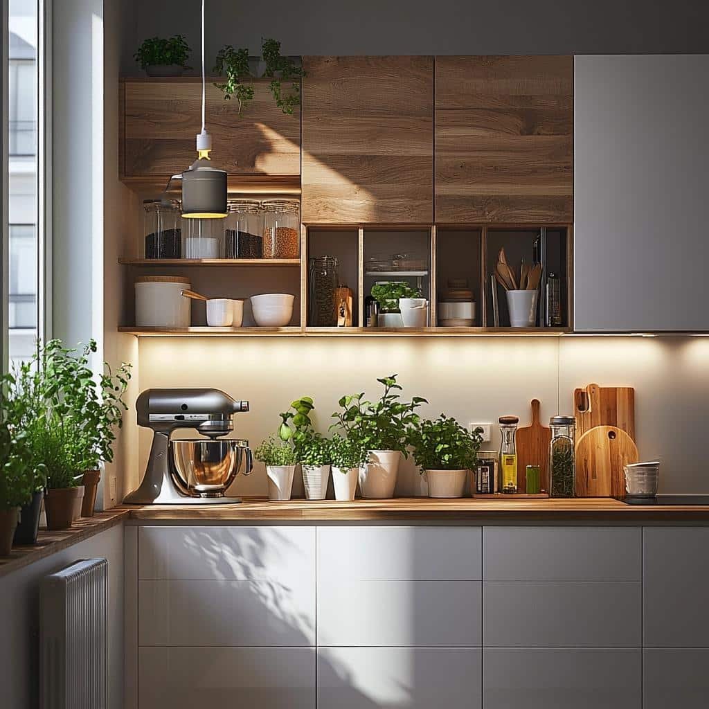 Design Funcional: Armário Planejado para Cozinhas Pequenas