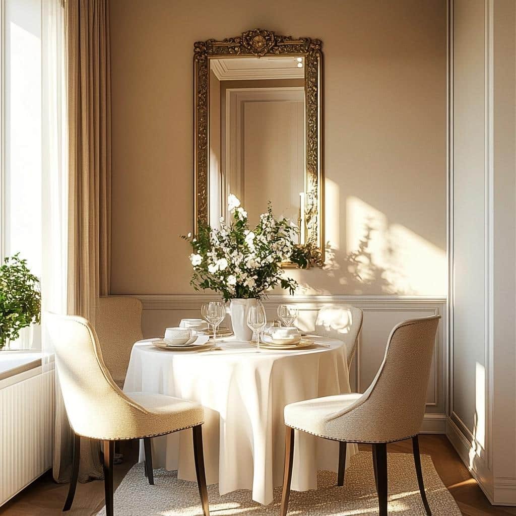 Dicas para Sala de Jantar Pequena com Espelho