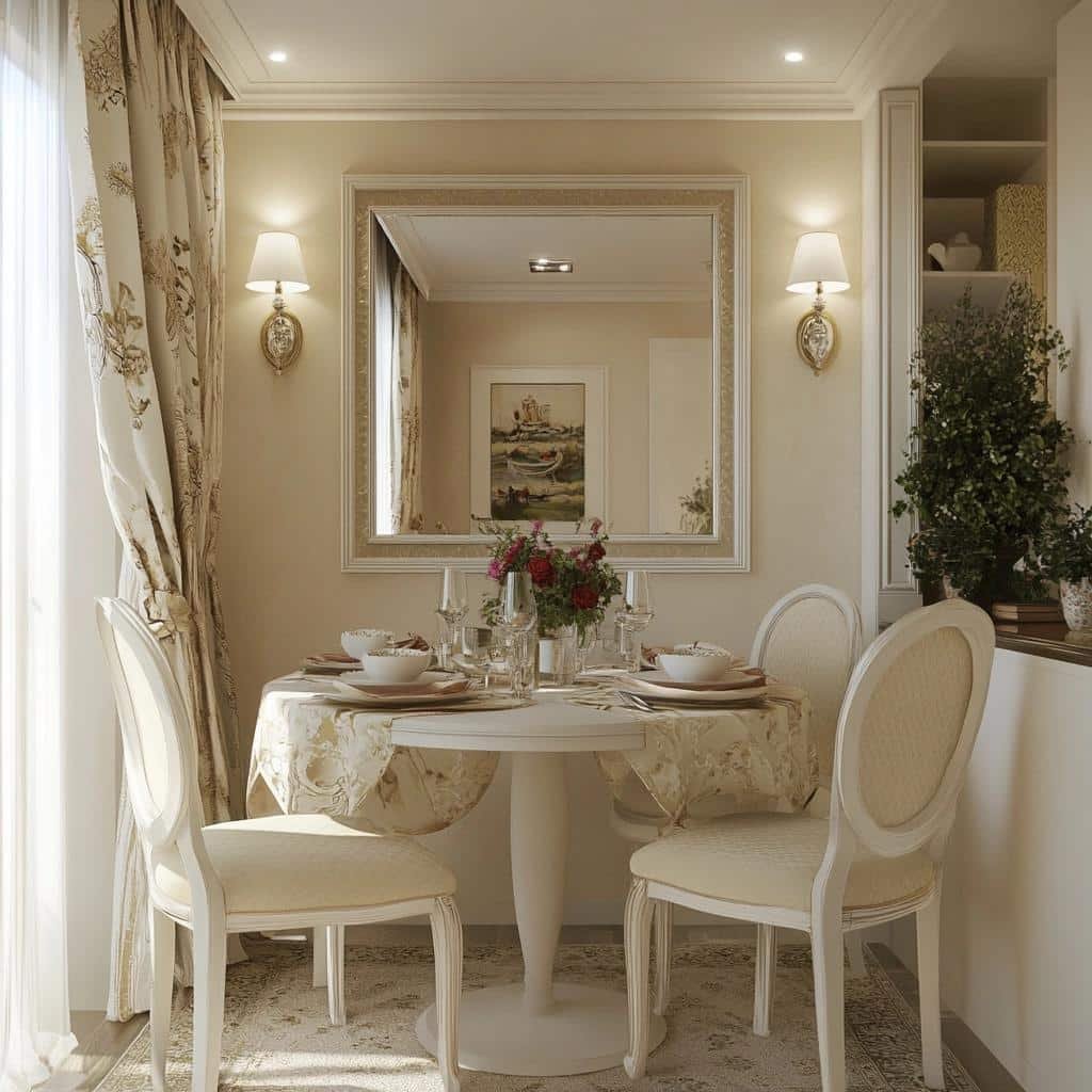 Dicas para Sala de Jantar Pequena com Espelho