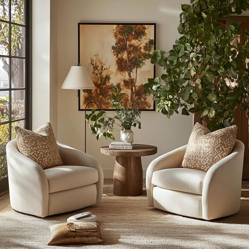 Estilo Compacto: Poltronas Pequenas e Charmosas