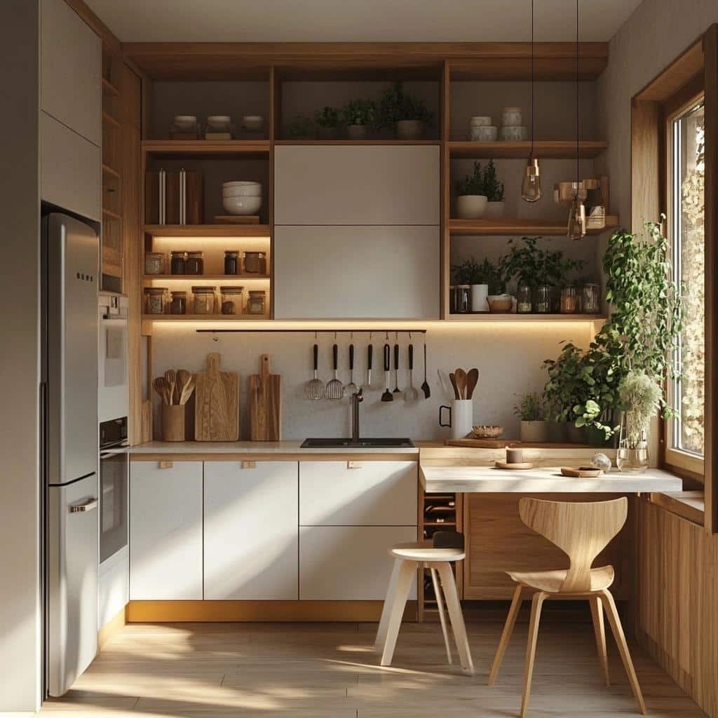 Ideias para Ambientes Íntimos com Cozinha Planejada Pequena