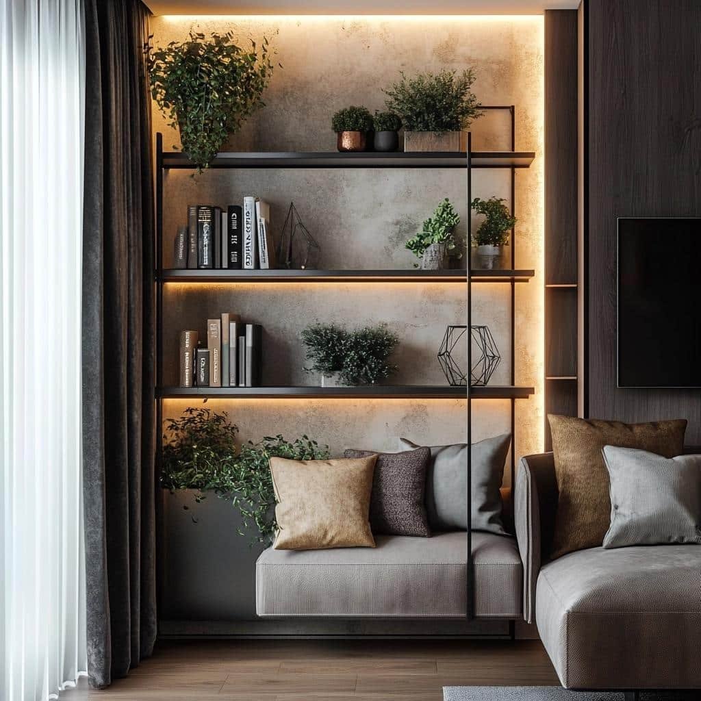 Organização e Estilo: Rack para Sala Pequena