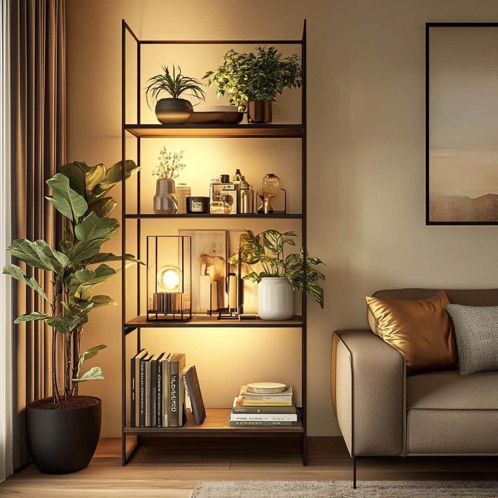 Organização e Estilo: Rack para Sala Pequena