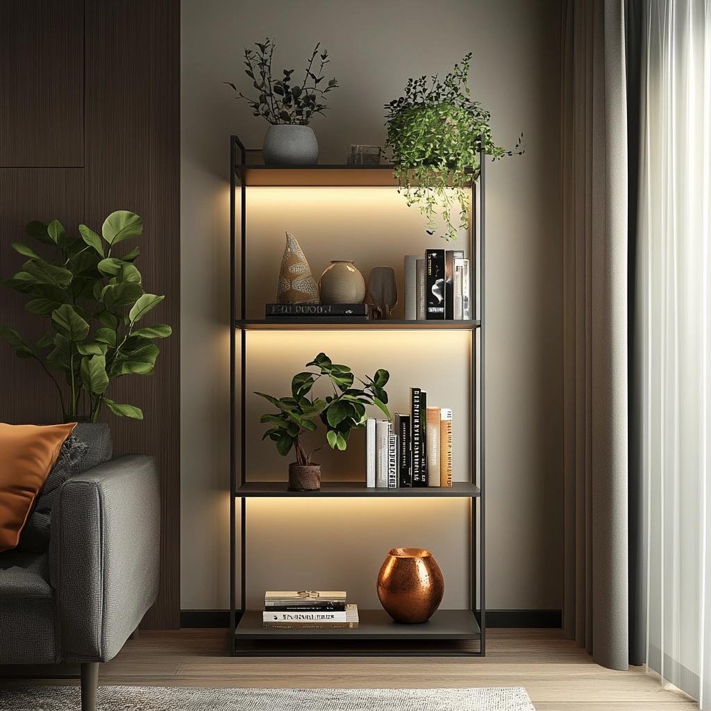 Organização e Estilo: Rack para Sala Pequena