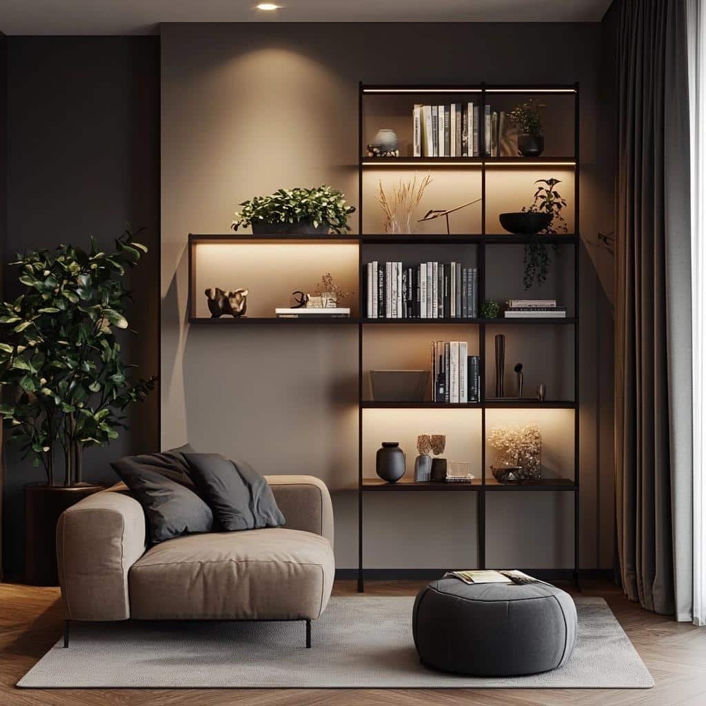 Organização e Estilo: Rack para Sala Pequena