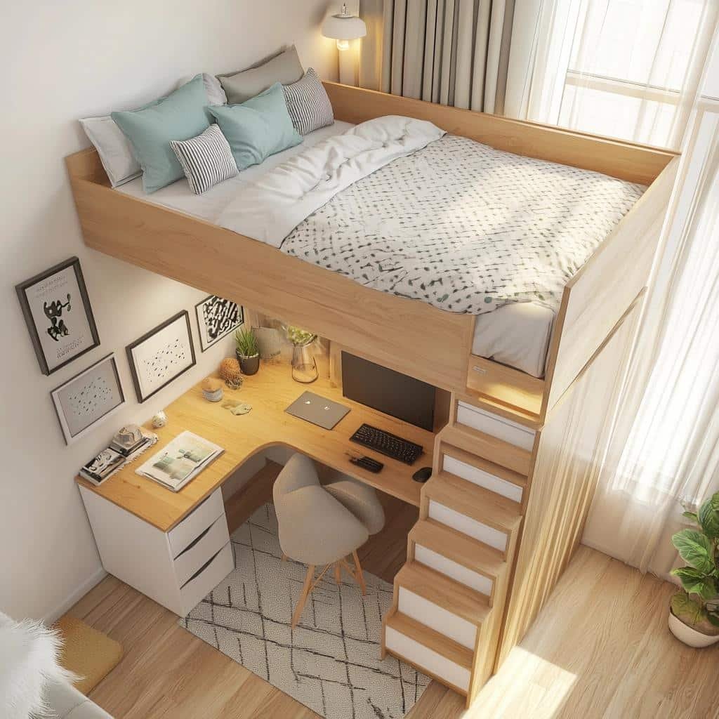 Organize sua Área Íntima com Soluções para Quartos Pequenos