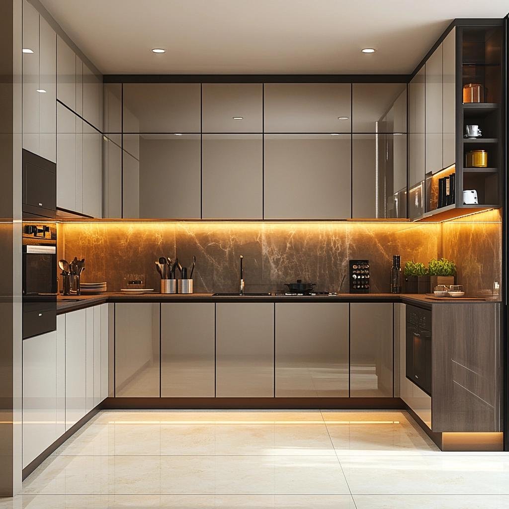 Otimização de Espaço com Cozinha Planejada Pequena em L