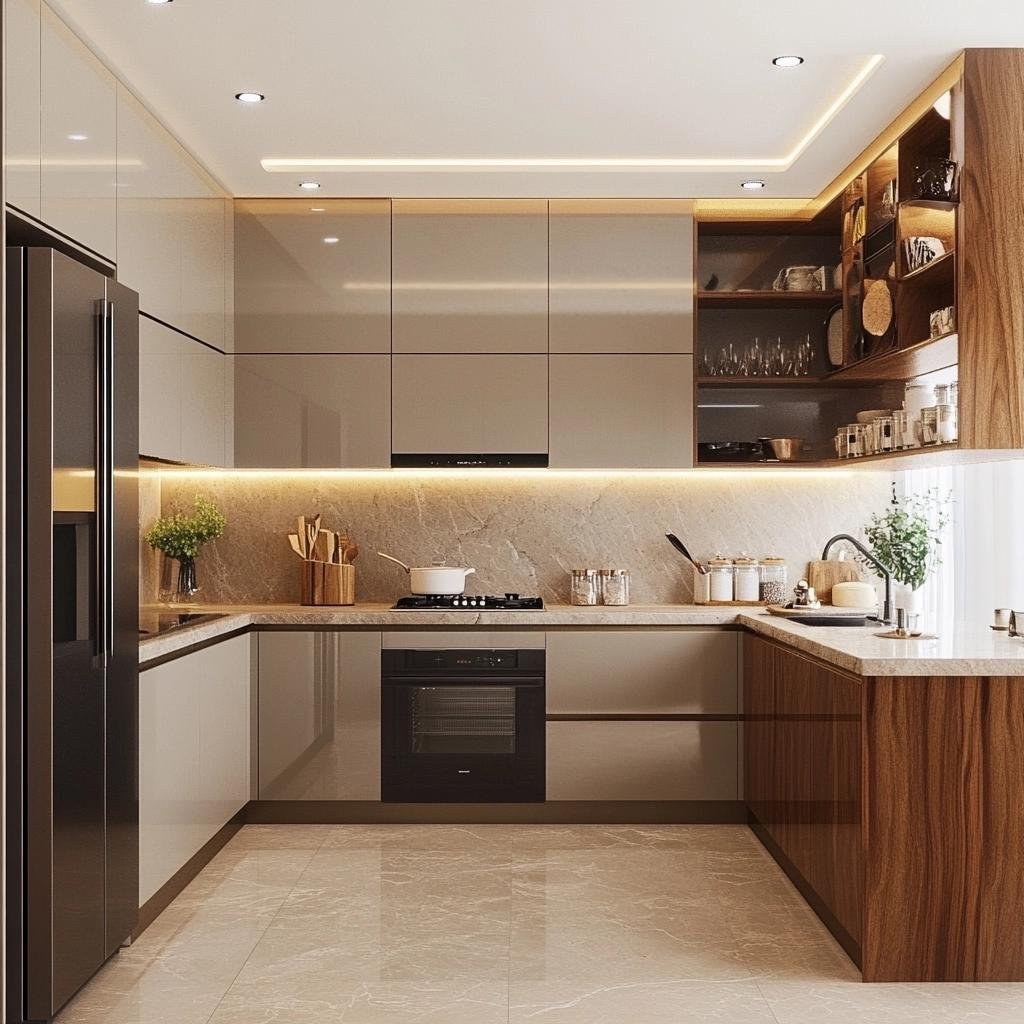 Otimização de Espaço com Cozinha Planejada Pequena em L