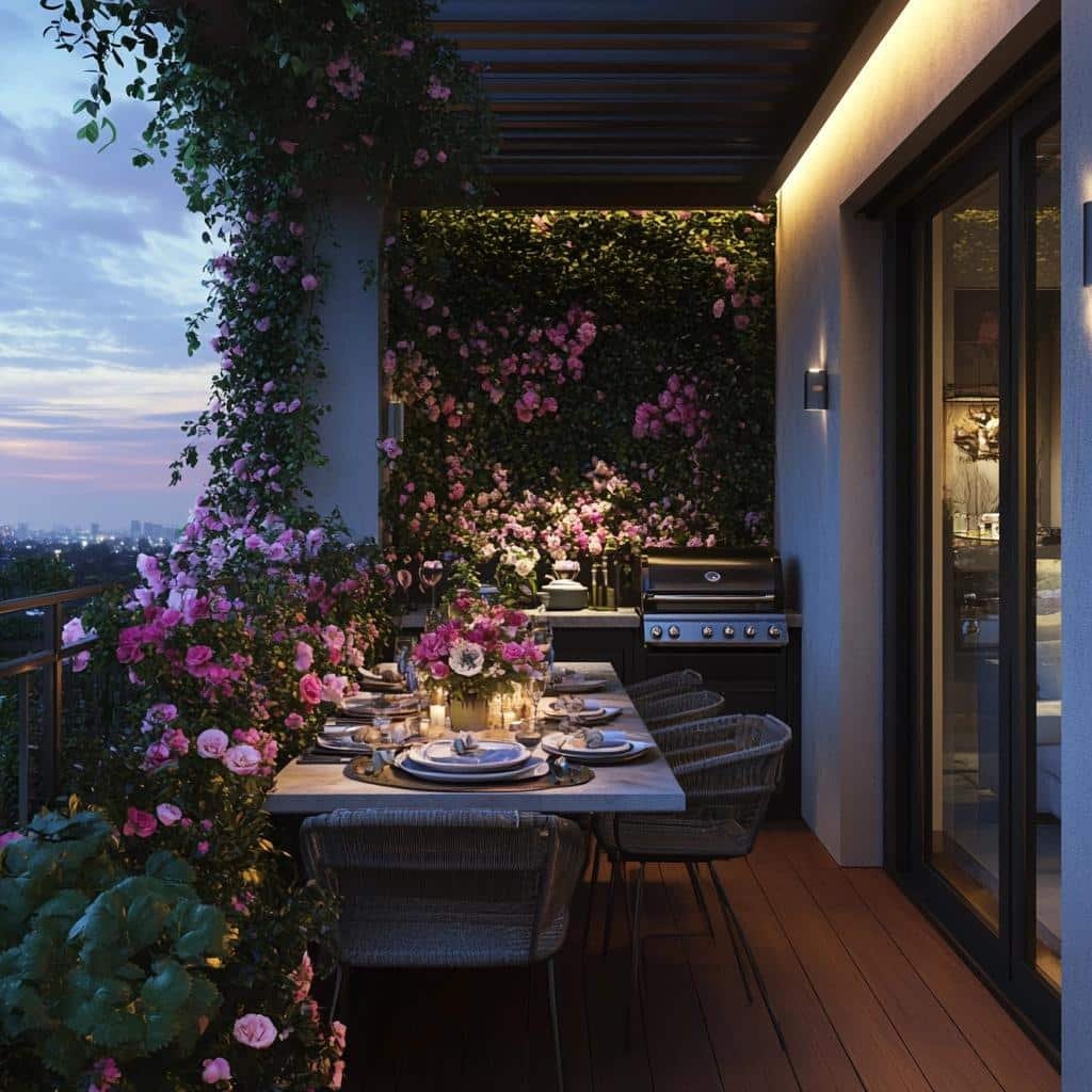 Projeto Funcional: Varanda Gourmet Pequena e Elegante