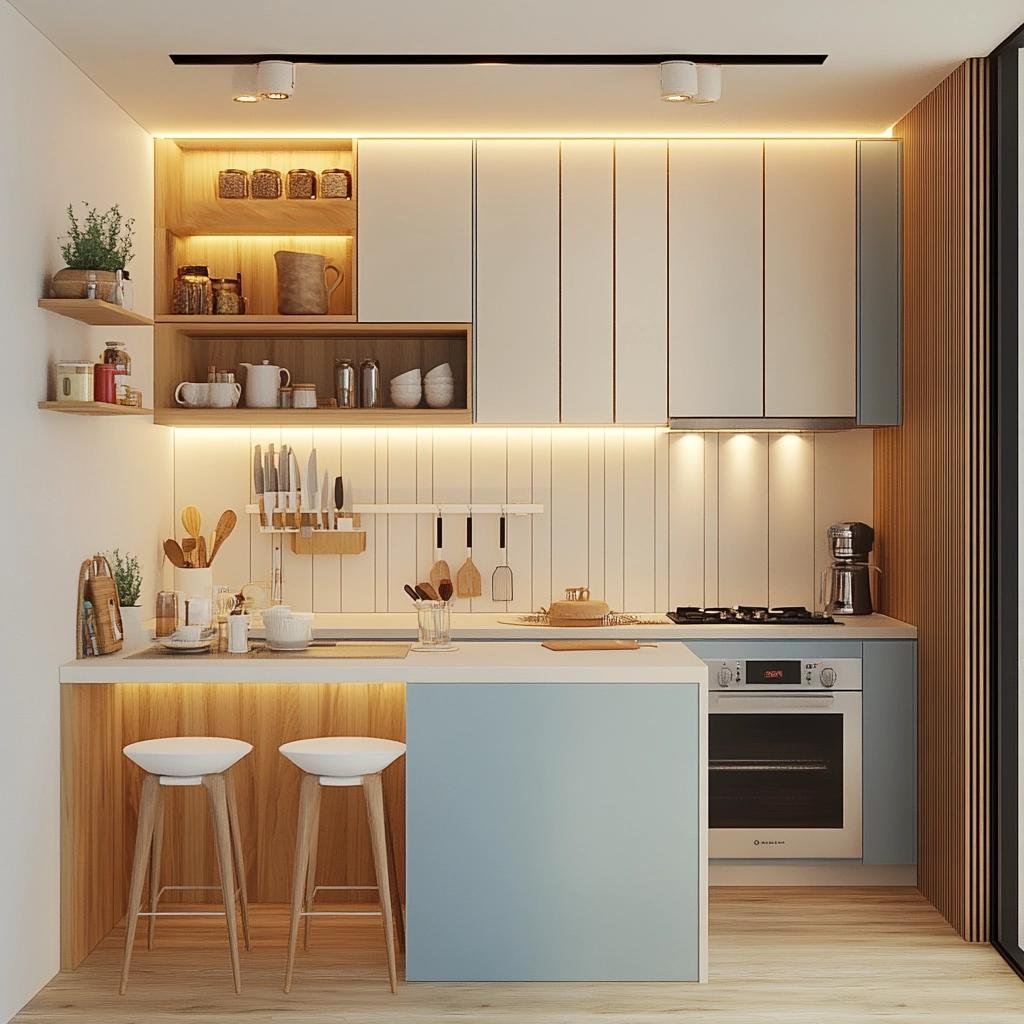 Soluções Sob Medida para Cozinhas Pequenas com Móveis Planejados