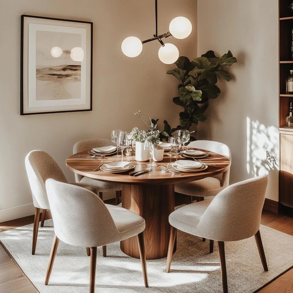 Soluções para Espaços Compactos: Sala Pequena com Mesa de Jantar 37 Soluções para Espaços Compactos: Sala Pequena com Mesa de Jantar