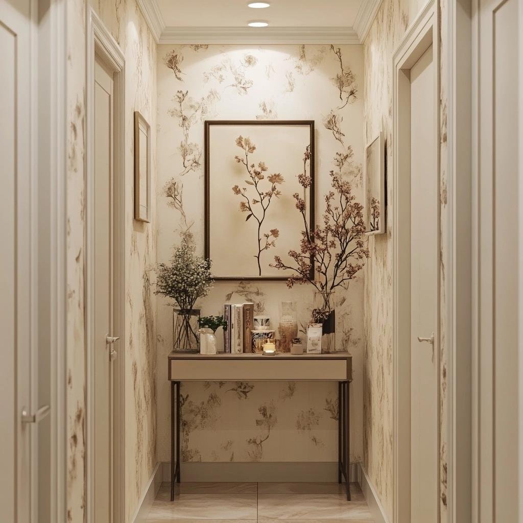 Decorando corredor pequeno