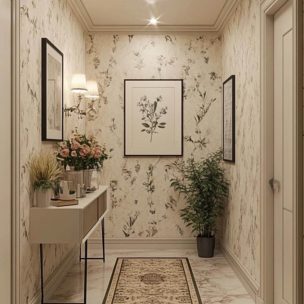 Decorando corredor pequeno