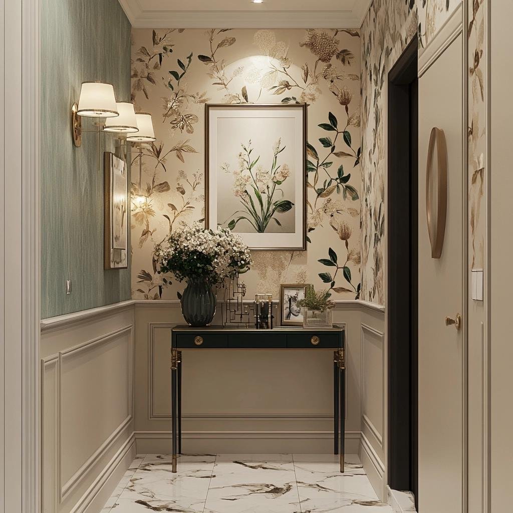 Decorando corredor pequeno