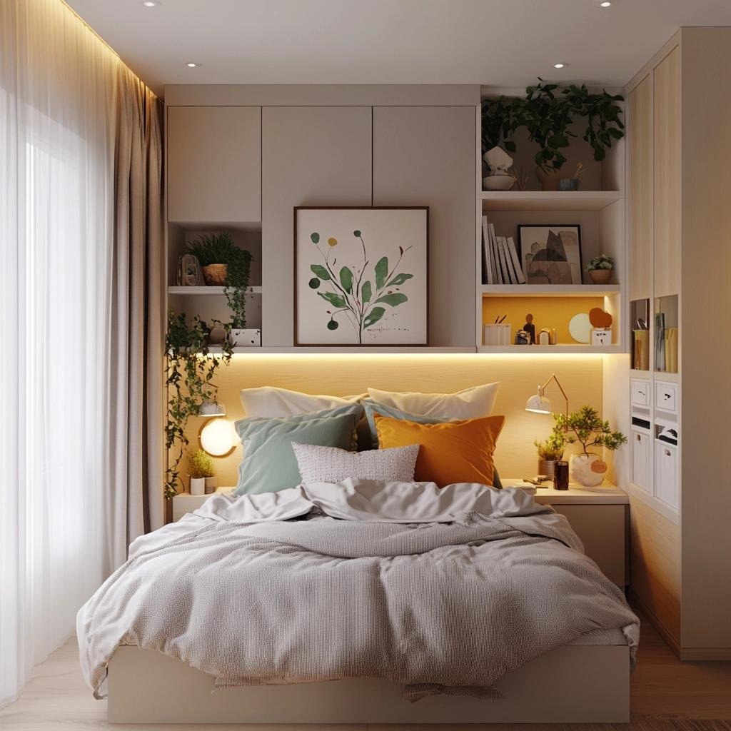 5 Dicas para Personalizar Quartos Pequenos Decorados 40 5 Dicas para Personalizar Quartos Pequenos Decorados