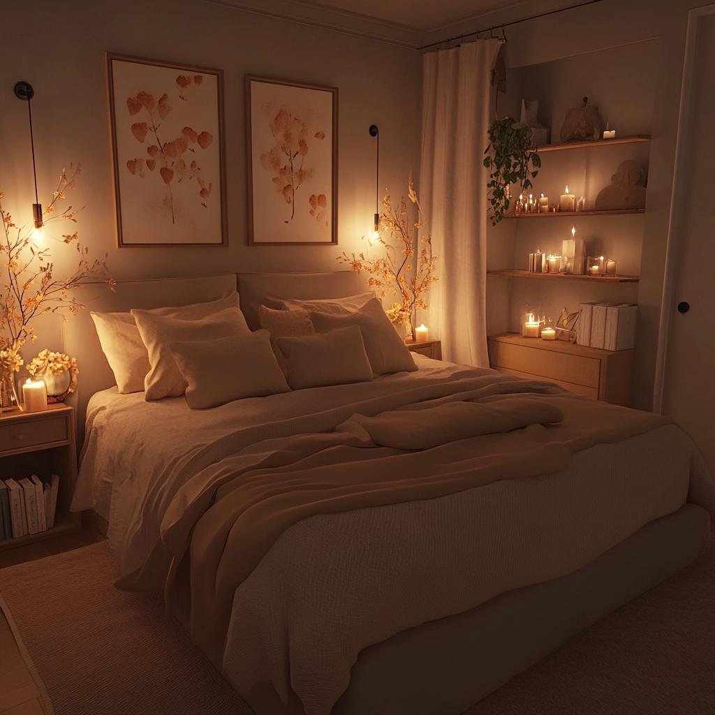 Ambiente Romântico e Prático: Quarto de Casal Pequeno Planejado 38 Ambiente Romântico e Prático: Quarto de Casal Pequeno Planejado