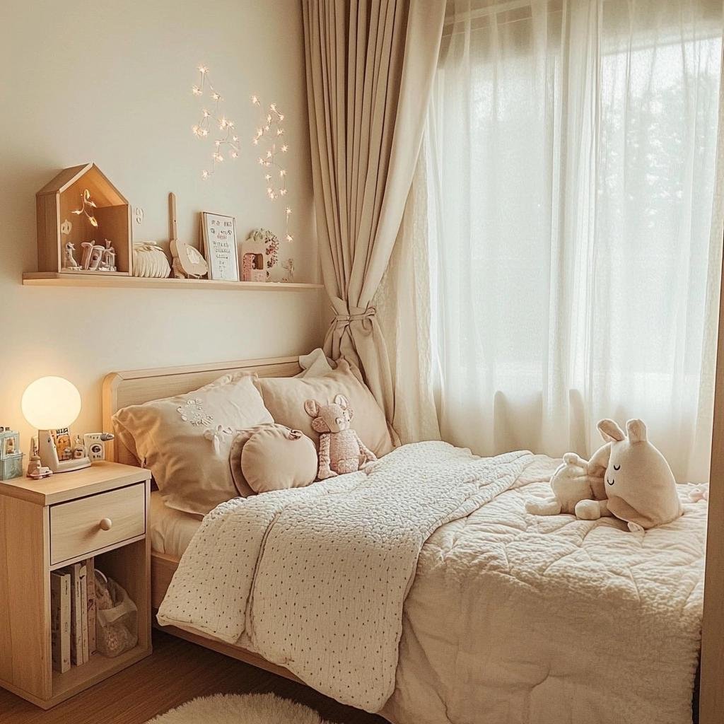 Cantinho dos Sonhos: Quarto de Mocinha Pequeno e Simples 40 Cantinho dos Sonhos: Quarto de Mocinha Pequeno e Simples