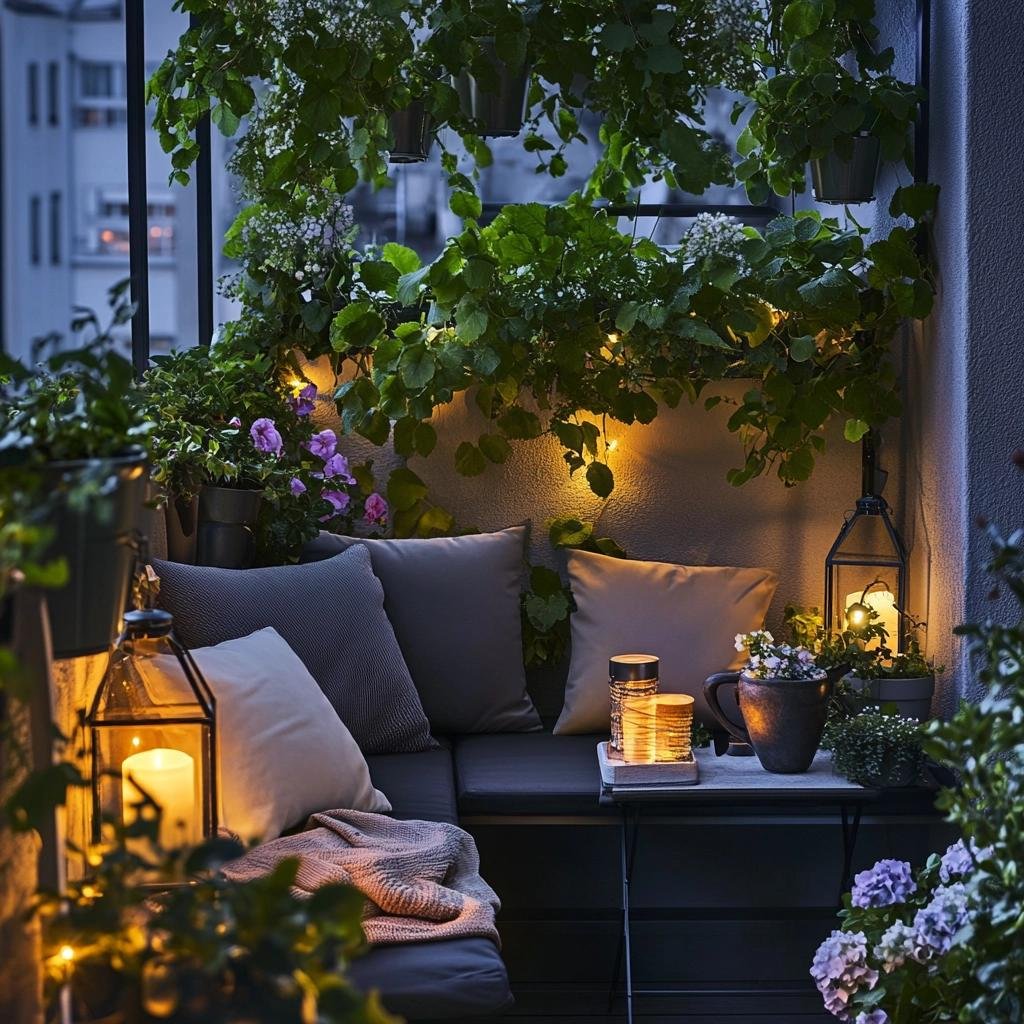 Crie um Espaço Externo Acolhedor com Varanda Pequena Decorada 37 Crie um Espaço Externo Acolhedor com Varanda Pequena Decorada