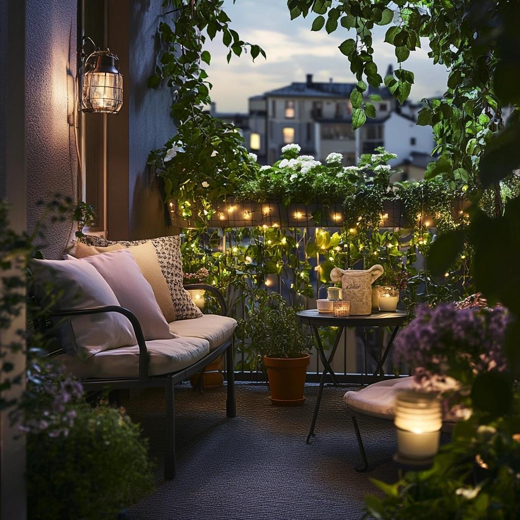 Crie um Espaço Externo Acolhedor com Varanda Pequena Decorada 38 Crie um Espaço Externo Acolhedor com Varanda Pequena Decorada