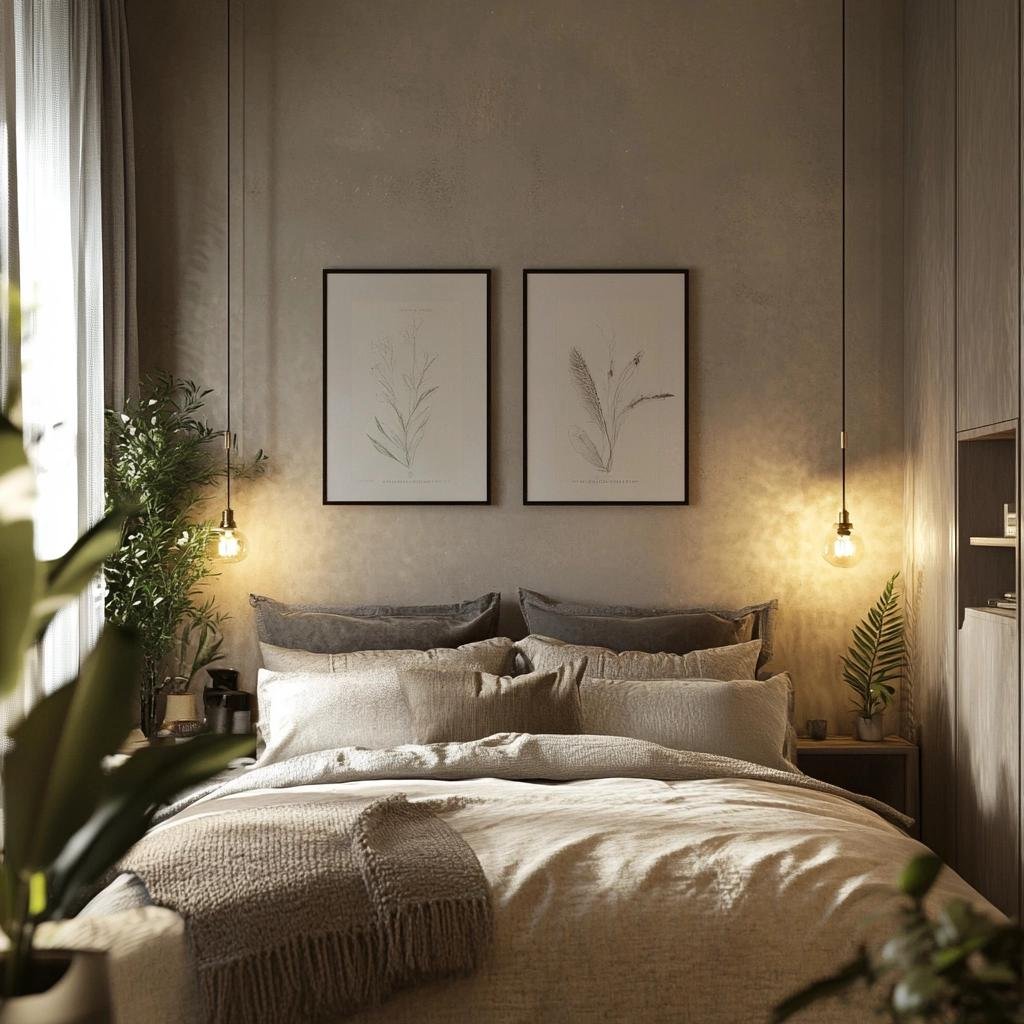 Encanto e Funcionalidade em Quartos de Casal Pequenos Decorados 37 Encanto e Funcionalidade em Quartos de Casal Pequenos Decorados
